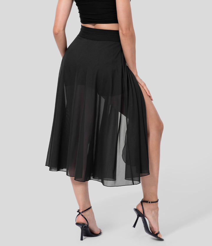Abbigliamento primavera/estate: gonna midi donna versatile con tasca invisibile. Stile e praticità.