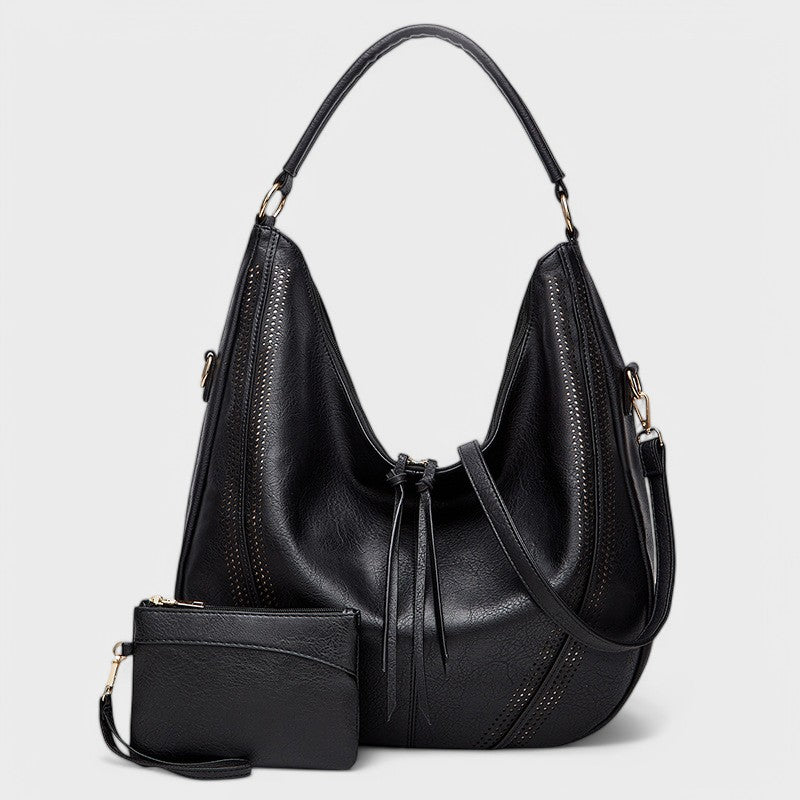 Borsa hobo donna casual ed elegante, capiente per ogni esigenza, stile boho chic con portafoglio interno.