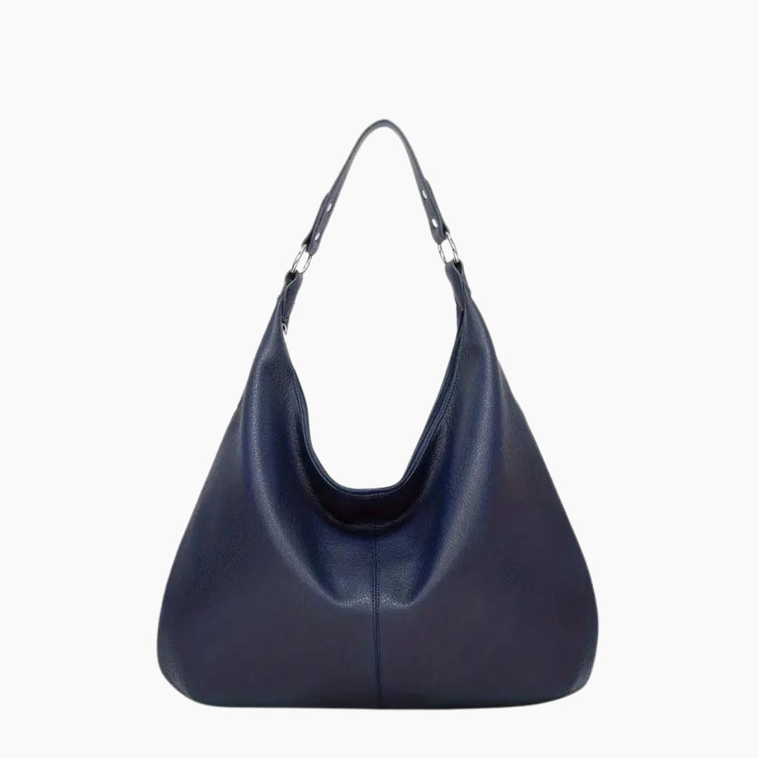 Borsa hobo per la donna che ama l'eleganza e la praticità, color vino rosso e capiente.