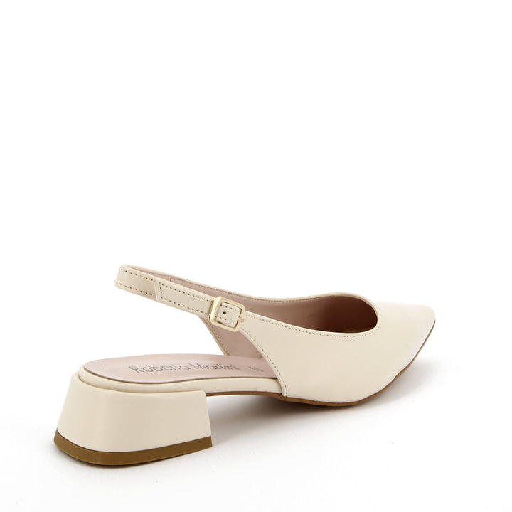 Ballerine slingback donna per l'estate, leggere e alla moda, in pelle.