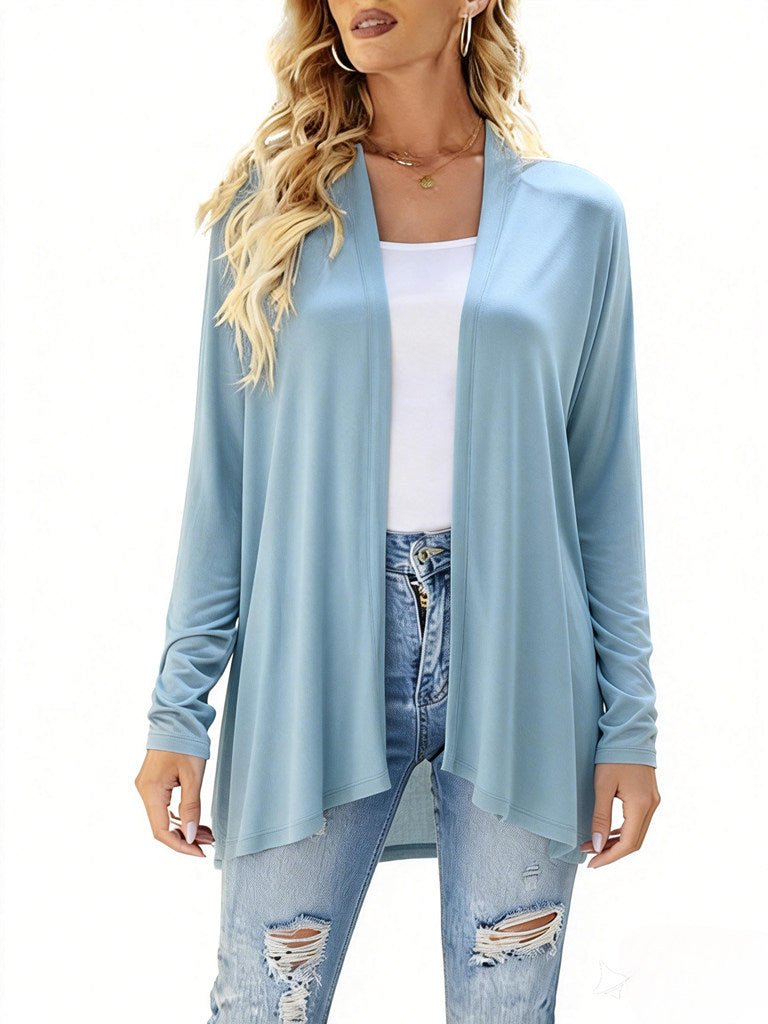 Giacca donna a stampa vivace, leggera e rilassata, perfetta per abbigliamento casual di mezza stagione e comfort.