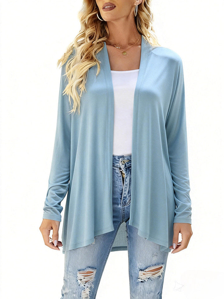 Giacca donna a stampa vivace, leggera e rilassata, perfetta per abbigliamento casual di mezza stagione e comfort.