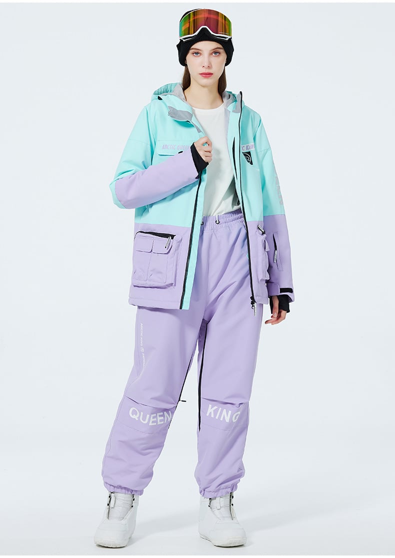 Set da sci invernale unisex, calore garantito e alta traspirabilità.
