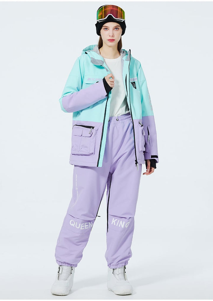 Set da sci invernale unisex, calore garantito e alta traspirabilità.