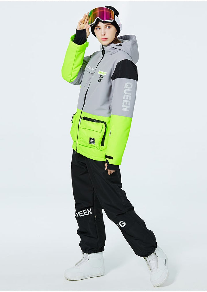 Abbigliamento neve traspirante unisex, ideale per sci di fondo e alpino.
