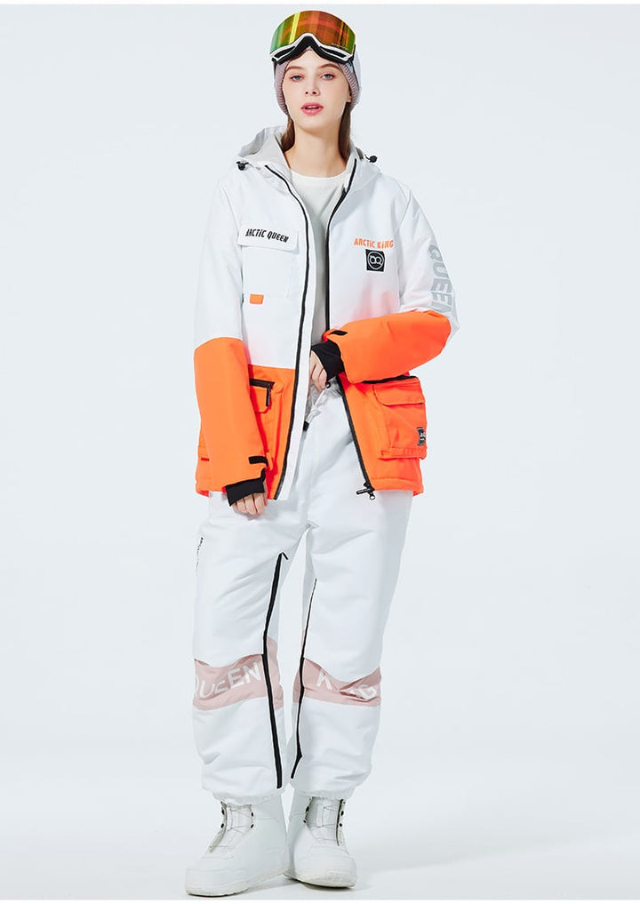 Tuta da neve donna, perfetta per sci alpino, comfort e calore garantiti.