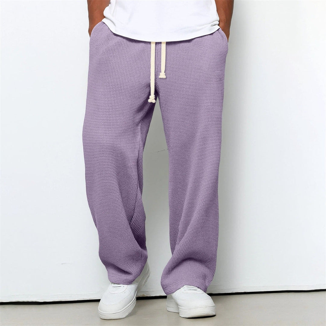 Pantalone uomo comodo athleisure, ideale per viaggio e tempo libero. Gamba dritta, colori assortiti.