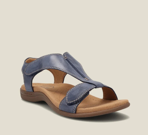 Sandali donna comodi con supporto plantare, perfetti per passeggio e vacanza estiva. Calzature versatili.