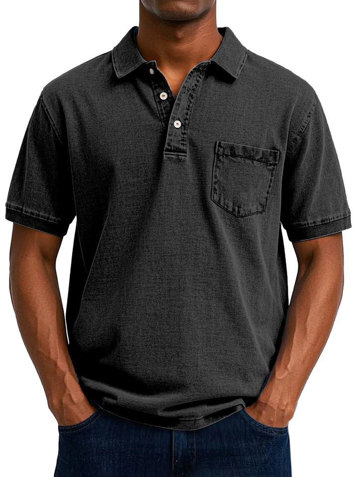 Moda uomo: camicia estiva aderente a maniche corte con stampa moderna, comoda per serate casual estive. [[lstfy-media:4]]