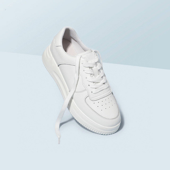 Scarpe donna platform color block con punta tonda, ideali per look casual primaverili ed autunnali.