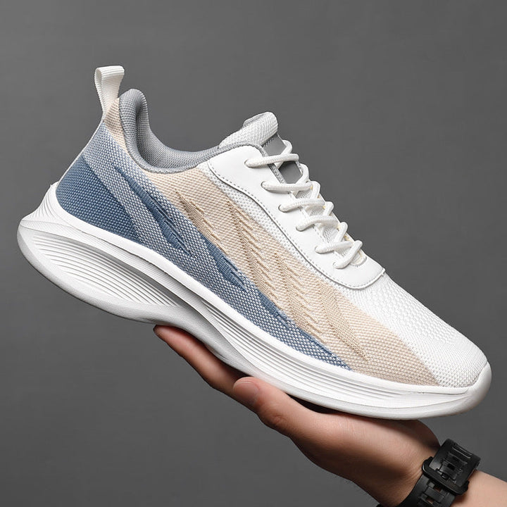 Sneakers uomo casual leggere traspiranti per passeggio quotidiano, massimo comfort e stile.