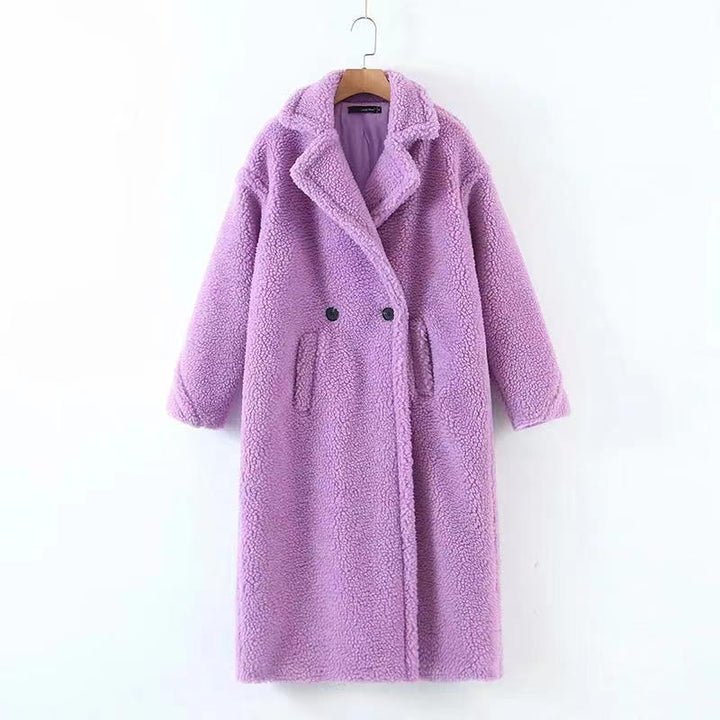 Giacca invernale lunga donna, calda e chic, per un comfort avvolgente durante i mesi freddi.