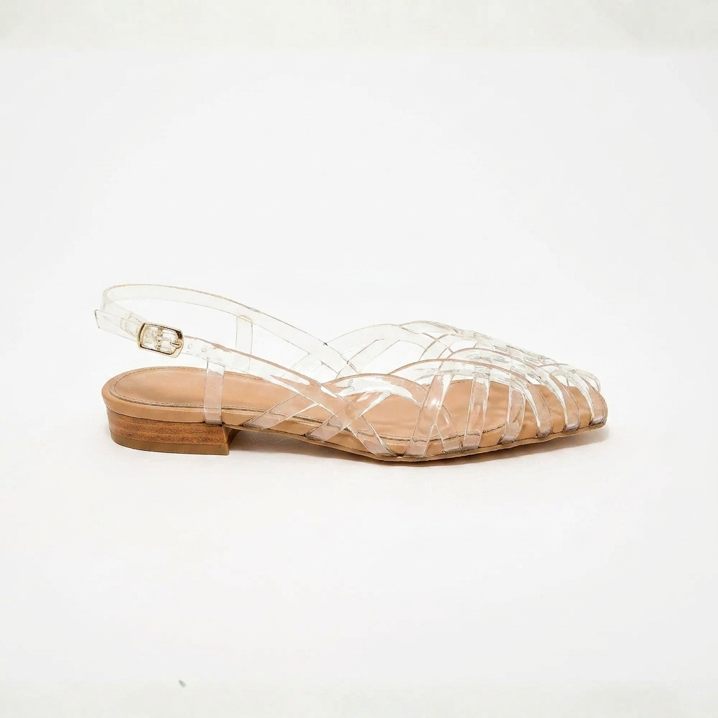 Sandali intrecciati donna slingback, design arioso per la bella stagione.