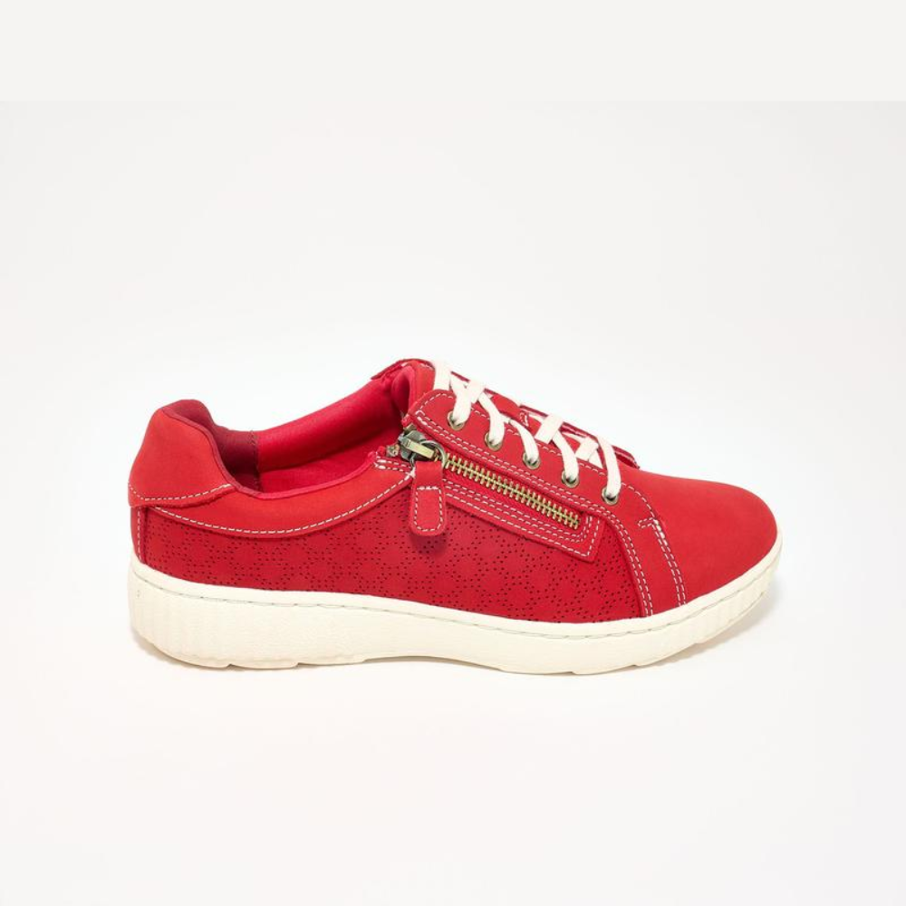 Calzature donna Caroline Zip: sneakers versatili con zip, ideali per comfort quotidiano e passeggio.