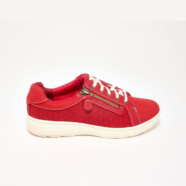 Calzature donna Caroline Zip: sneakers versatili con zip, ideali per comfort quotidiano e passeggio.