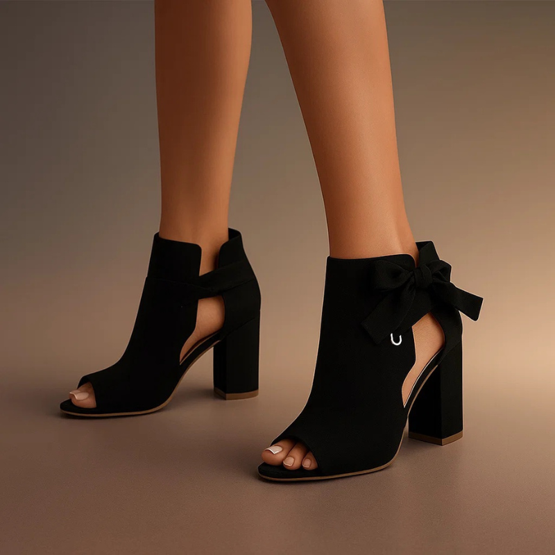Sandali da donna con tacco Sorrento, calzature moda estive versatili ed eleganti per ogni occasione.