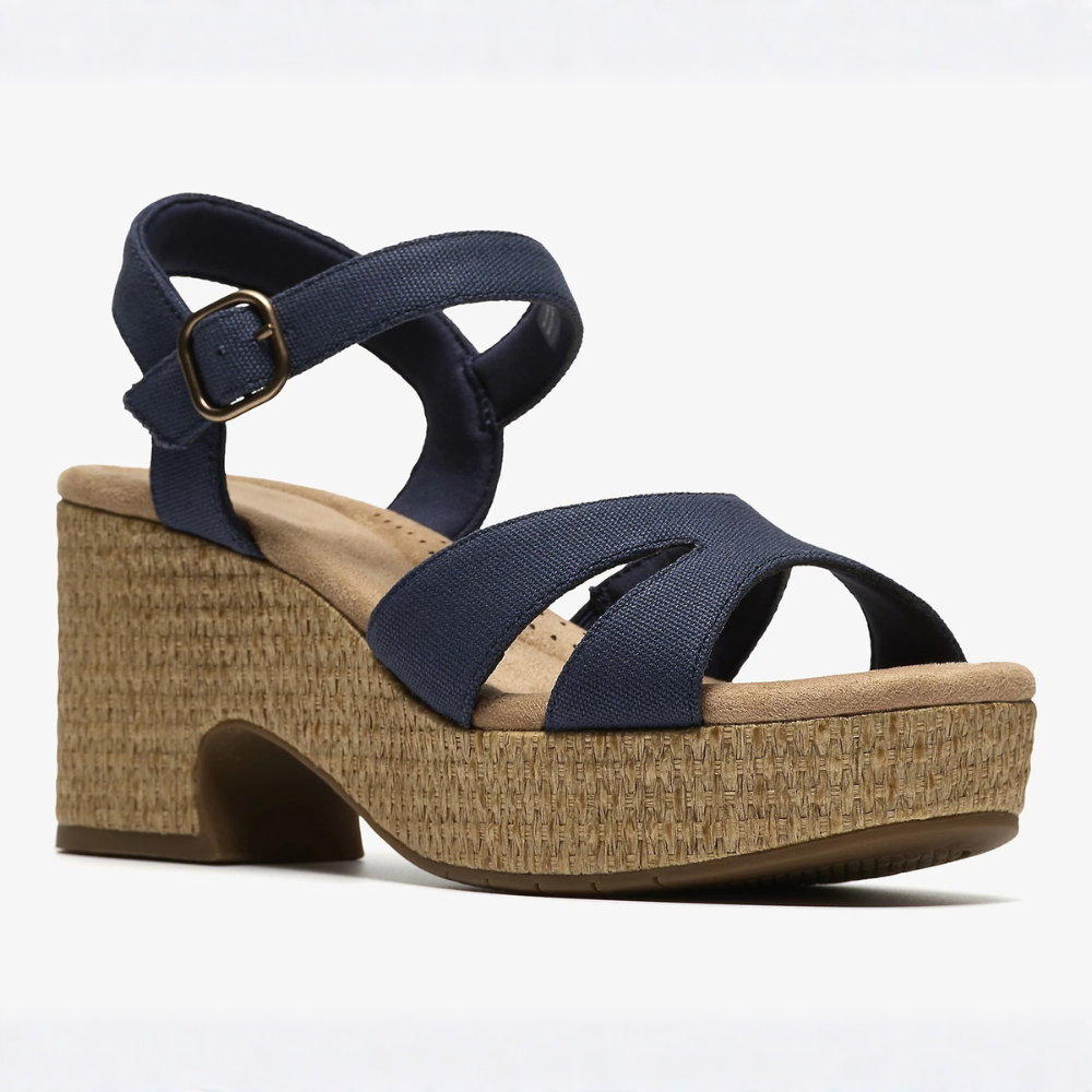 Sandali con zeppa da donna, design estivo e comodo per camminare con stile. Disponibili in vari colori moda.