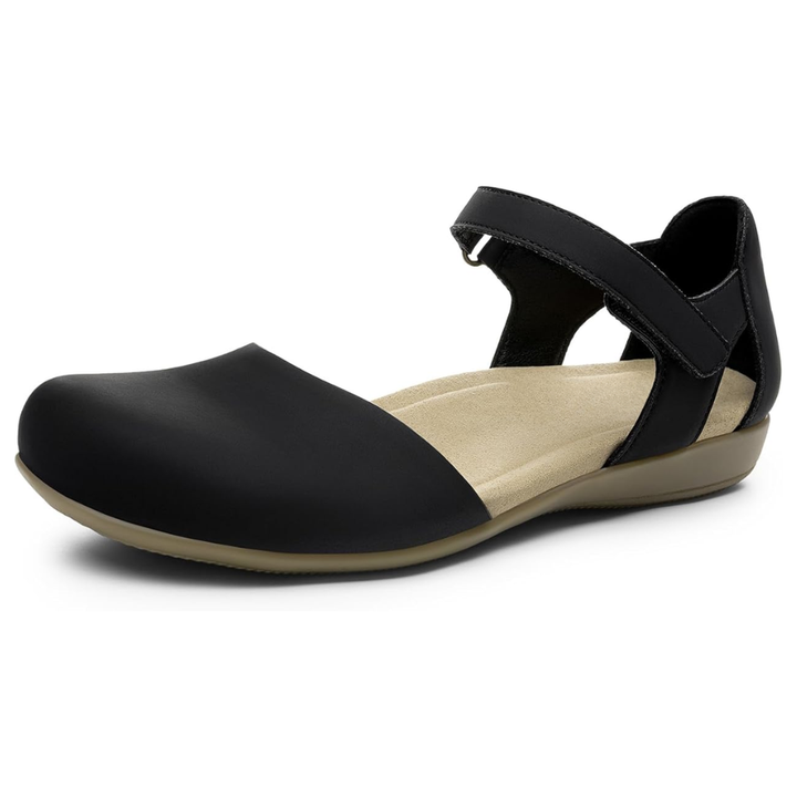 Sandali moda donna Flora con dettagli cut-out e punta chiusa, per un look chic e moderno.