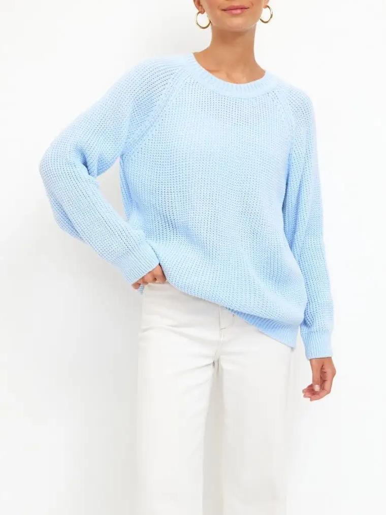 Maglione donna casual a maglia spessa, incredibilmente morbido e caldo, perfetto per relax.