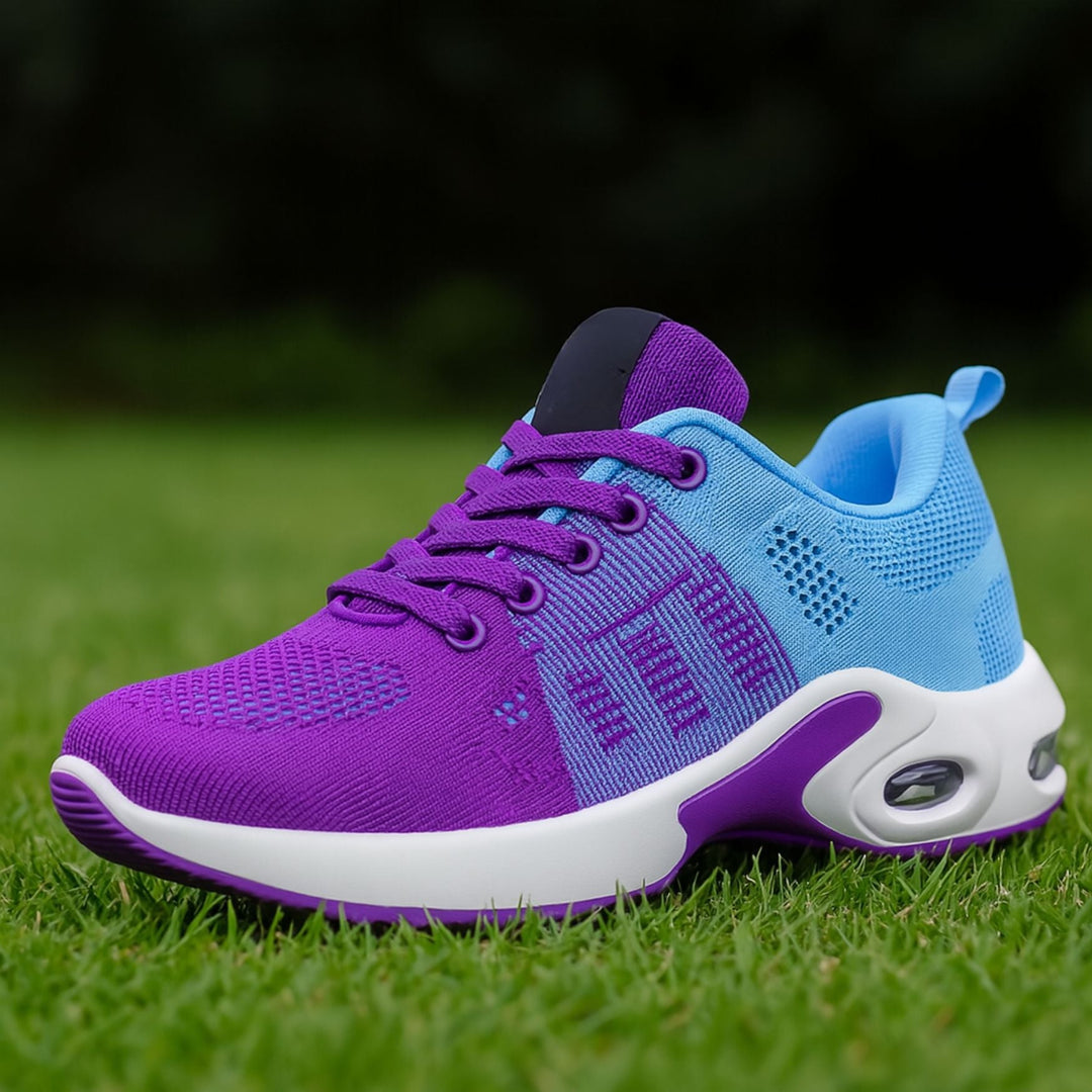 Scarpe da passeggio donna, supporto quotidiano, suola ammortizzata. Sneakers comode e versatili per il comfort.