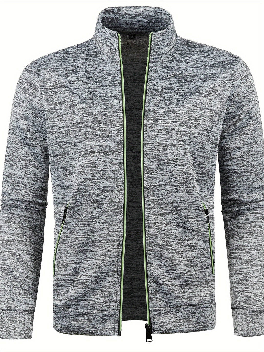 Cardigan uomo casual chic con zip, l'ideale per unire comfort, versatilità e stile.