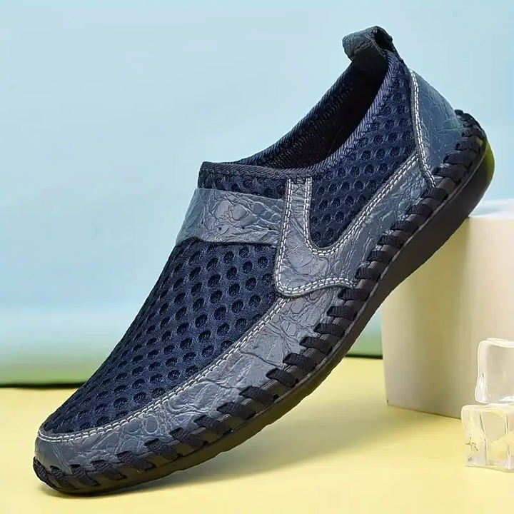 Scarpe uomo casual, mocassini slip-on con calzata ampia. Comodi e leggeri per ogni giorno.