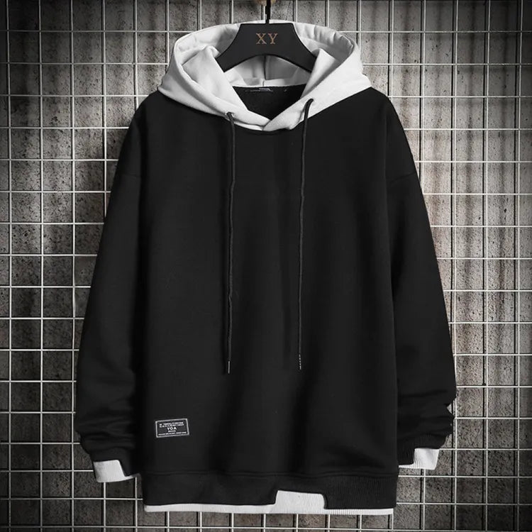 Felpa con cappuccio da uomo, abbigliamento maschile essenziale per un look sportivo casual e stile quotidiano.