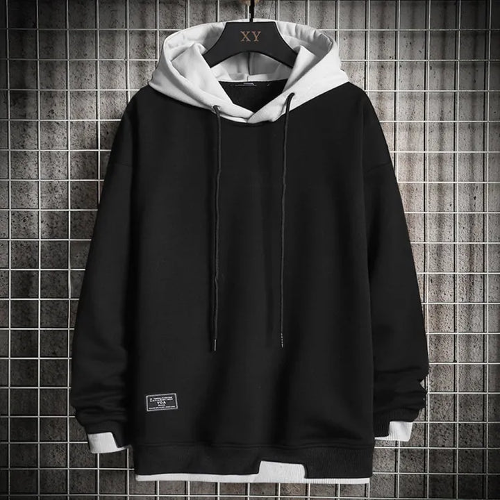 Felpa con cappuccio da uomo, abbigliamento maschile essenziale per un look sportivo casual e stile quotidiano.