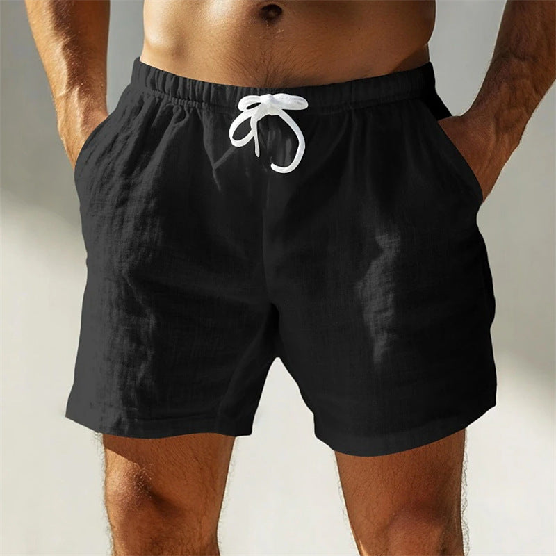 Pantaloncini uomo leggeri e traspiranti per estate, perfetti per comfort casual e relax in spiaggia.