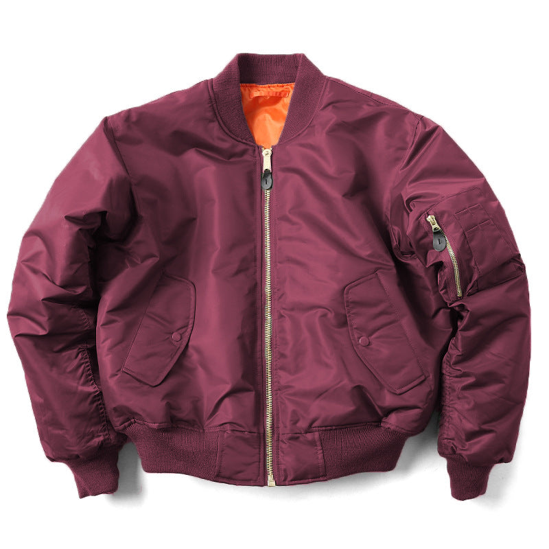 Giubbotto bomber uomo, stile pilota, abbigliamento casual e moda, per autunno e inverno.