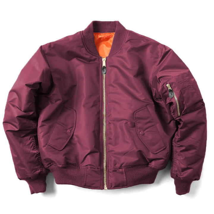 Giubbotto bomber uomo, stile pilota, abbigliamento casual e moda, per autunno e inverno.