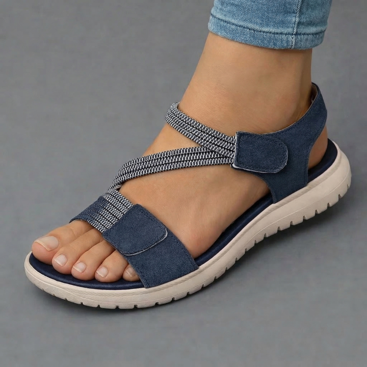 Sandali donna leggeri, casual, con suola morbida per passeggio, viaggio e comfort quotidiano. Scarpe estive.