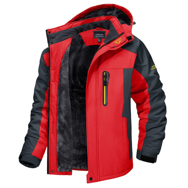 Giacca softshell da uomo per autunno e inverno, calda, impermeabile e resistente per ogni avventura outdoor.