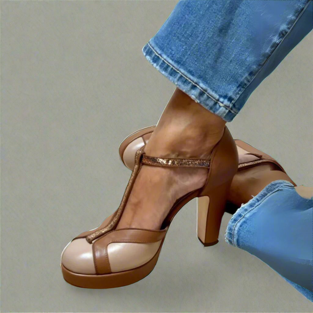 Sandali donna con tacco eleganti e comodi, calzature versatili per serate, eventi o look quotidiani estivi.