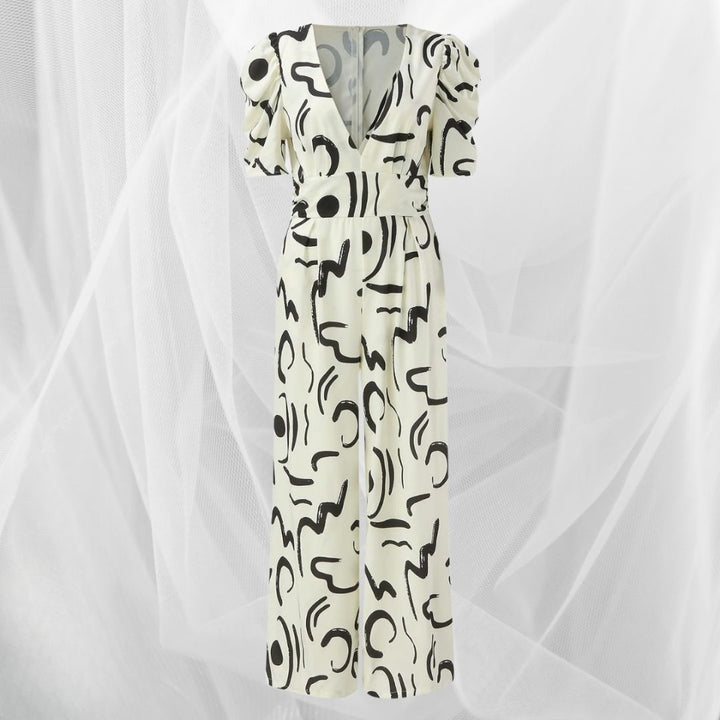 Maxi dress estivo donna blu con stampa floreale, scollo a V, ideale per spiaggia o tempo libero.