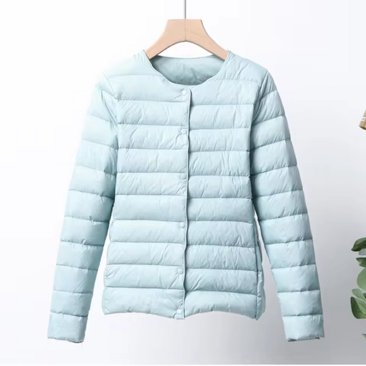 Piumino donna invernale/autunnale. Caldo, leggero e ultra sottile, con stile moderno per look quotidiani.