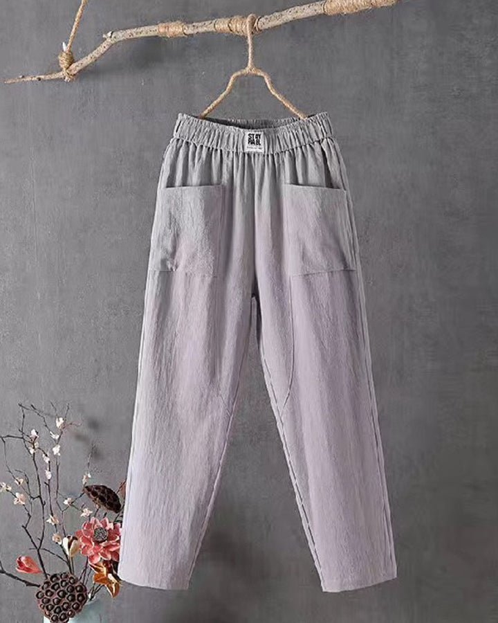 Pantaloni donna vita alta versatili per outfit giorno-sera. Comodi ed eleganti, ideali per la moda femminile.