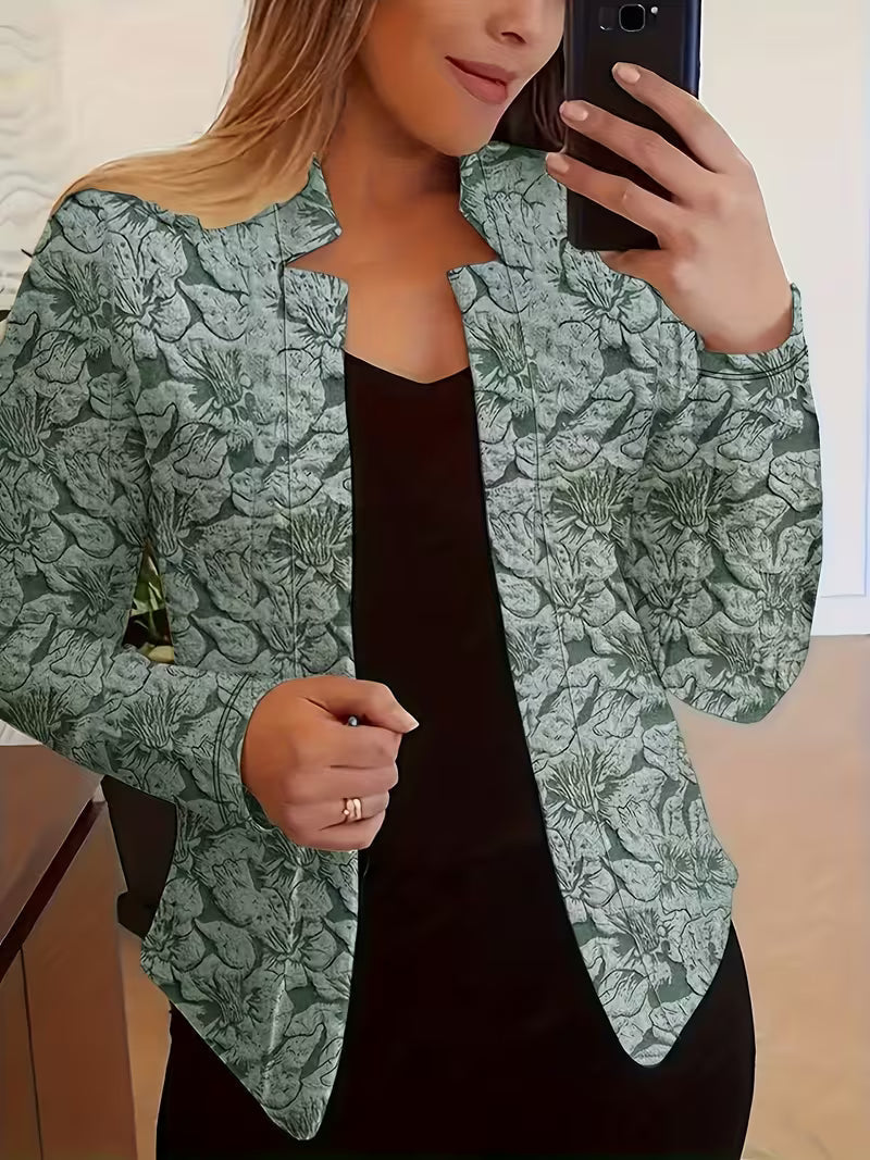 Giacca blazer donna comoda, vestibilità sagomata, ideale per outfit ufficio, serate o look casual formale.