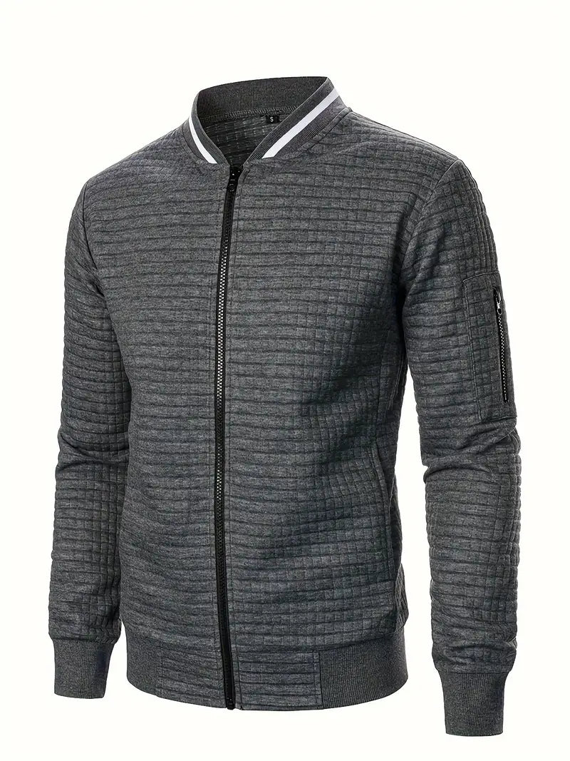 Giacca a maniche lunghe uomo, stile casual-elegante, per un look versatile.