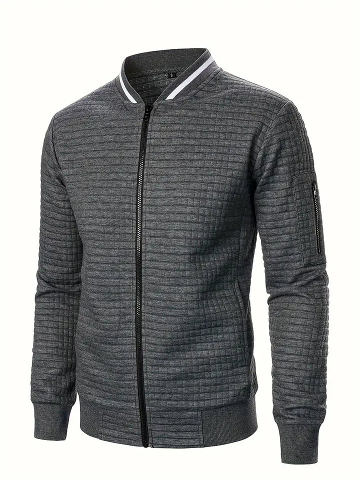 Giacca a maniche lunghe uomo, stile casual-elegante, per un look versatile.