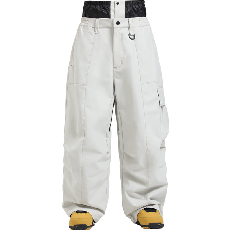 Pantaloni da sci unisex antivento e impermeabili, ideali per snowboard e sport invernali.