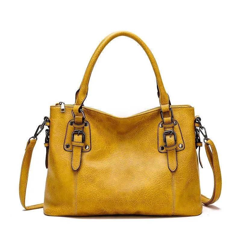 Borsa in vera pelle per donna, chic e versatile, ideale per organizzazione quotidiana e comfort con stile.
