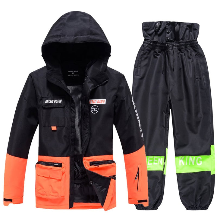 Abbigliamento invernale unisex resistente, per sciatori e snowboarder in montagna.
