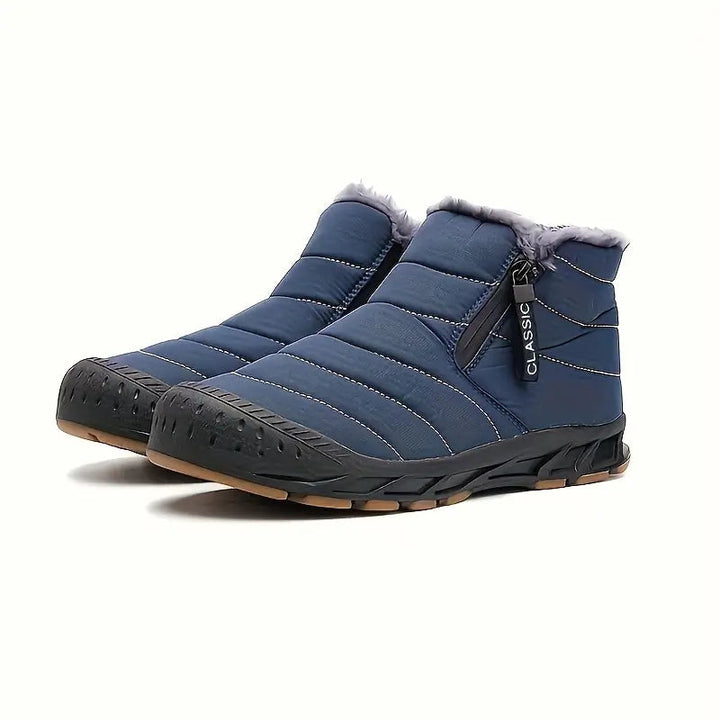 Stivali invernali donna impermeabili e caldi per affrontare freddo e neve. Suola antiscivolo per sicurezza e comfort.