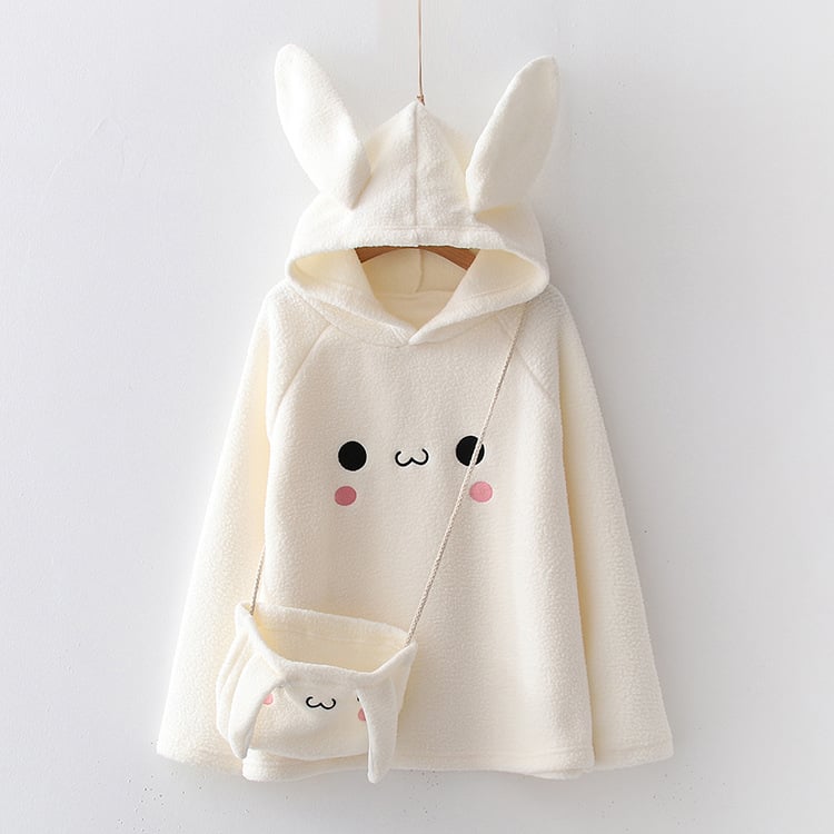 Maglione pullover donna casual con cappuccio e ricamo giocoso a cartoon. Perfetto per un look comodo e di stile.