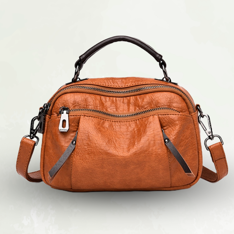 Accessorio moda: borsa a mano donna multicolore vibrante, con tracolla staccabile, versatile e chic.