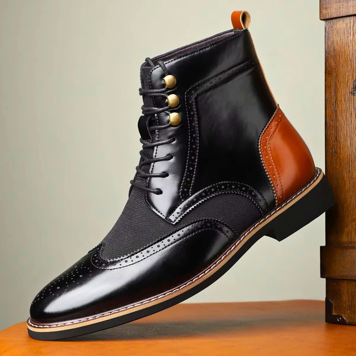Calzature donna brogue bicolore, versatili per outfit casual o eleganti di moda. [[lstfy-media:2]]