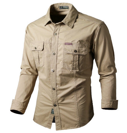 Camicia funzionale cargo da uomo, massima comodità per lo stile di tutti i giorni e casual.