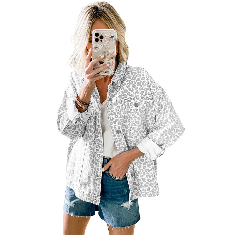 Cappotto donna oversize in denim con fiocco, perfetto per primavera e autunno. Stile casual ed elegante.