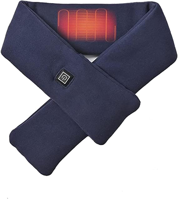 Sciarpa scaldacollo riscaldata unisex con connessione USB, indispensabile per affrontare l'inverno con calore.